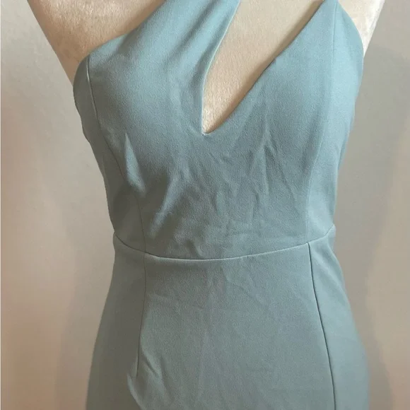 slim fit dress slacks HELLO MOLLY Since I Met You Maxi Dress Green main image 1